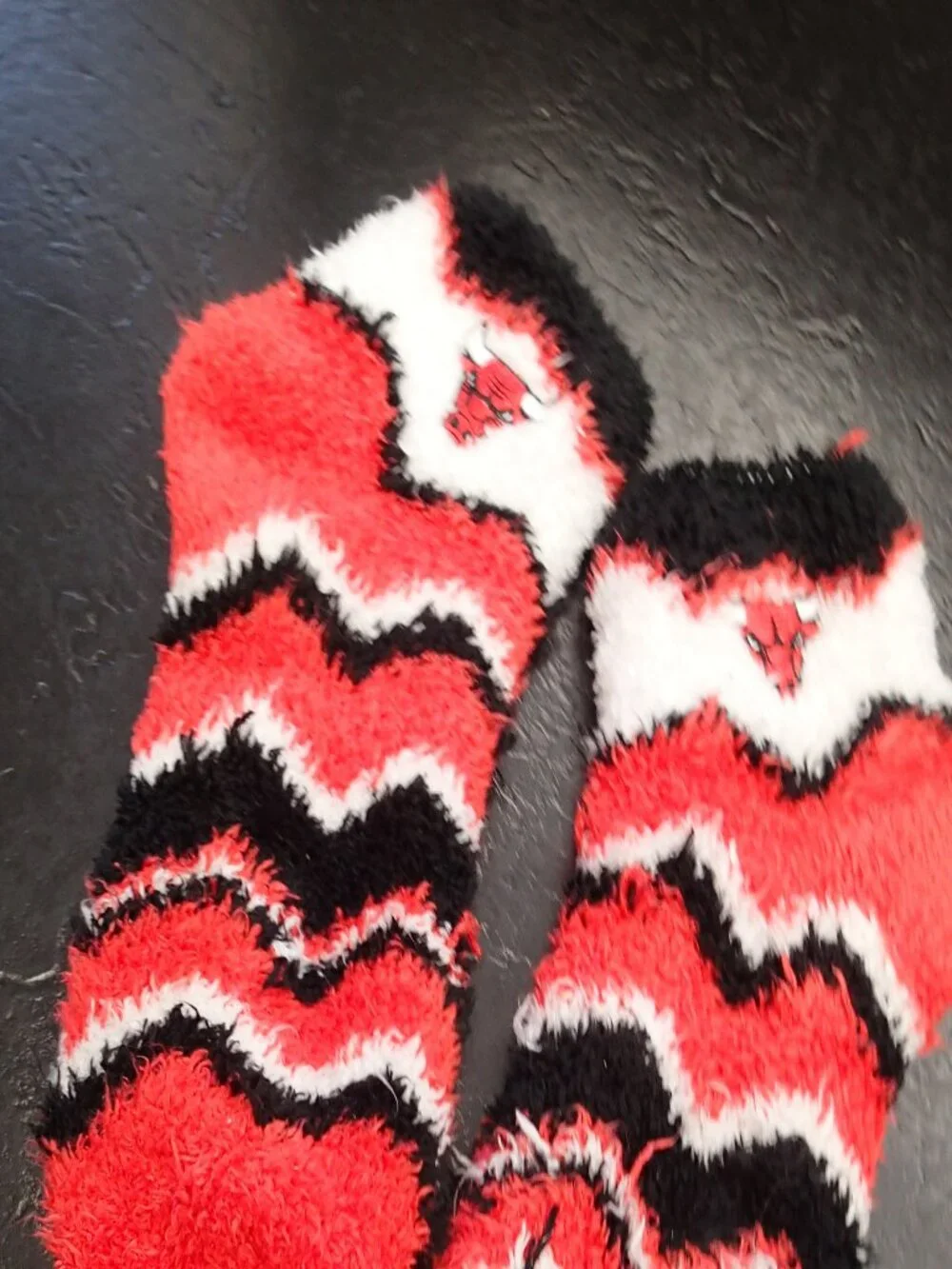 Chicago Bulls Fuzzy Socks